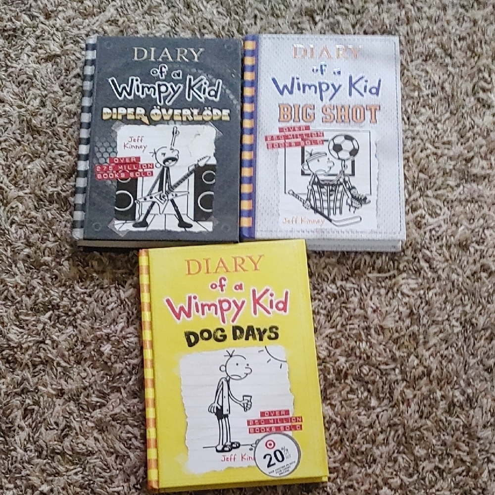 3 Diary Of a Wimpy Kid Books